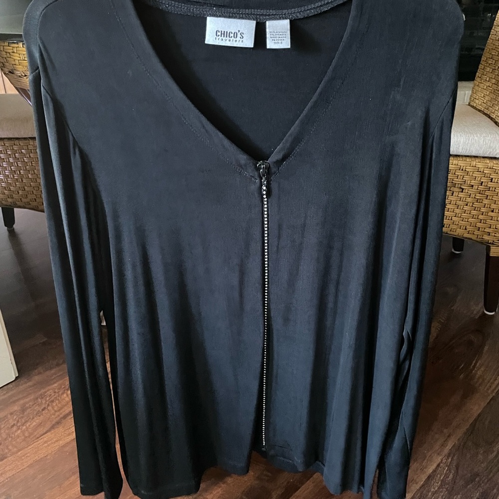 Chico’s Black Travlers jacket
